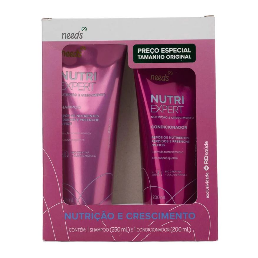 Needs Kit Nutri Expert Shampoo 250ml + Condicionador 200ml