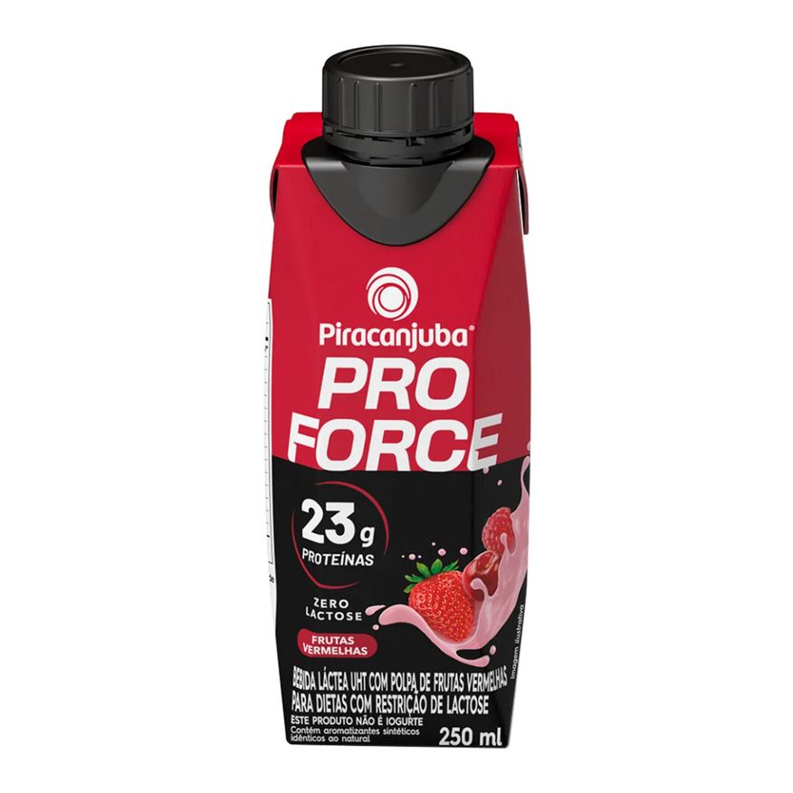 Piracanjuba Bebida Láctea Whey Zero Lactose 23g Proteína Zero Lactose 250ml