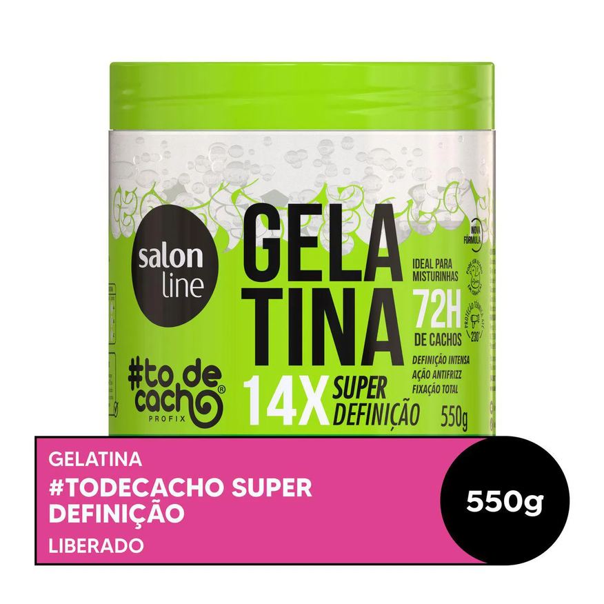 Salon Line Gelatina Capilar #todecacho Super Definição 550g