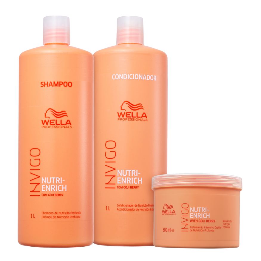 Wella Kit Professionals Invigo Nutri-Enrich Salon Trio (3 Produtos)