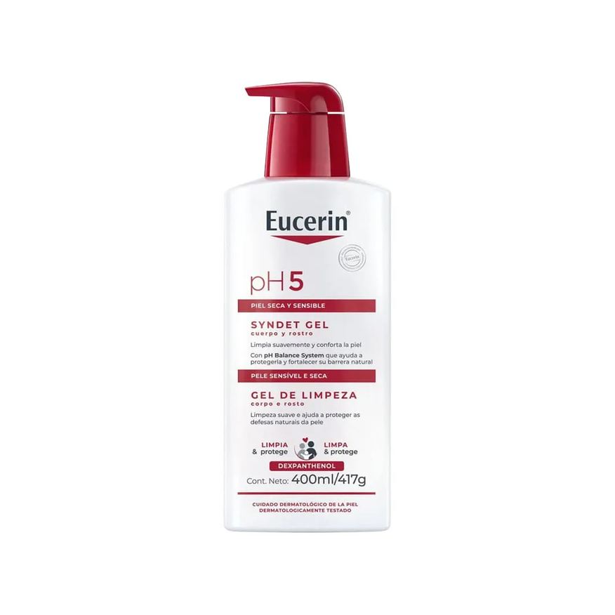 Eucerin Gel De Limpeza Ph5 Pele Seca E Sensível 400ml