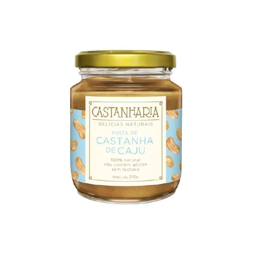 2x: Kit Pasta de Castanha de Caju Vegana Castanharia 210g