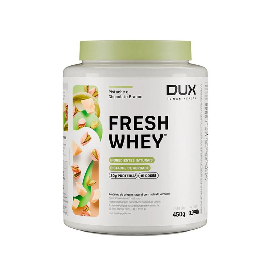 Whey Fresh Dux Nutrition Pistache e Chocolate Branco 450g