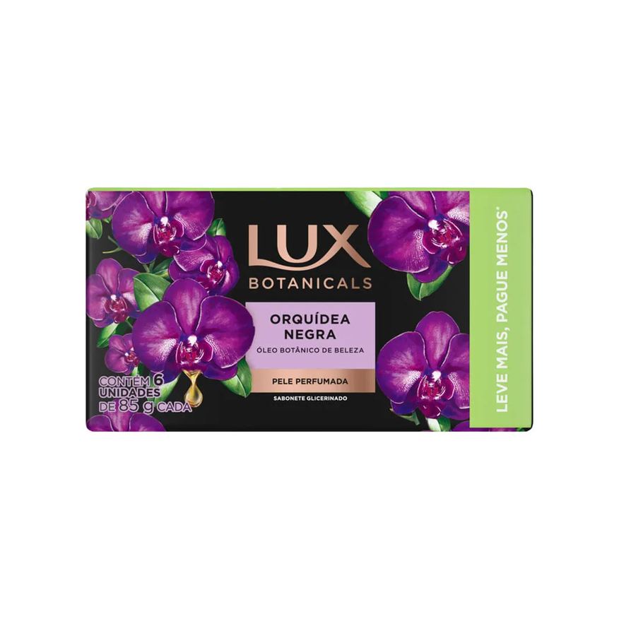 Em Sabonete Barra Lux Botanicals Orquidea Negra Com 6 Unidades De 85g Cada
