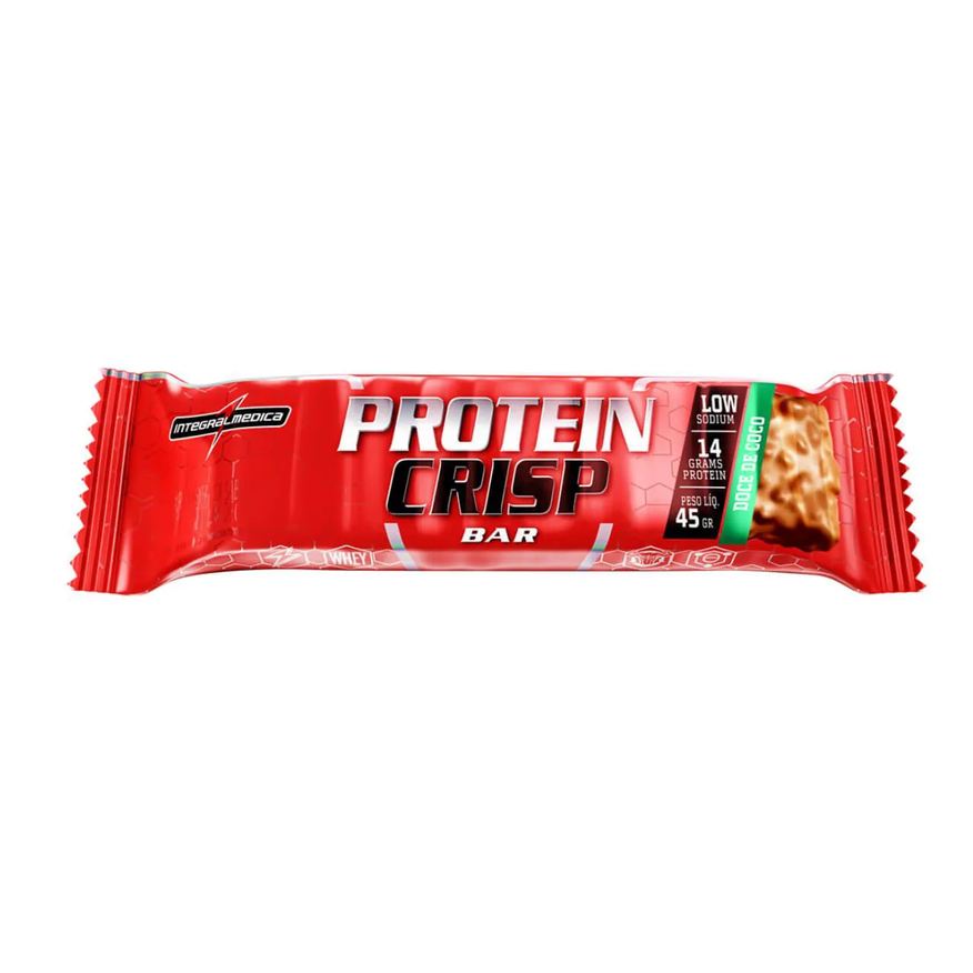 Protein Barra de Proteína Integralmedica Crisp Doce de Coco 45g