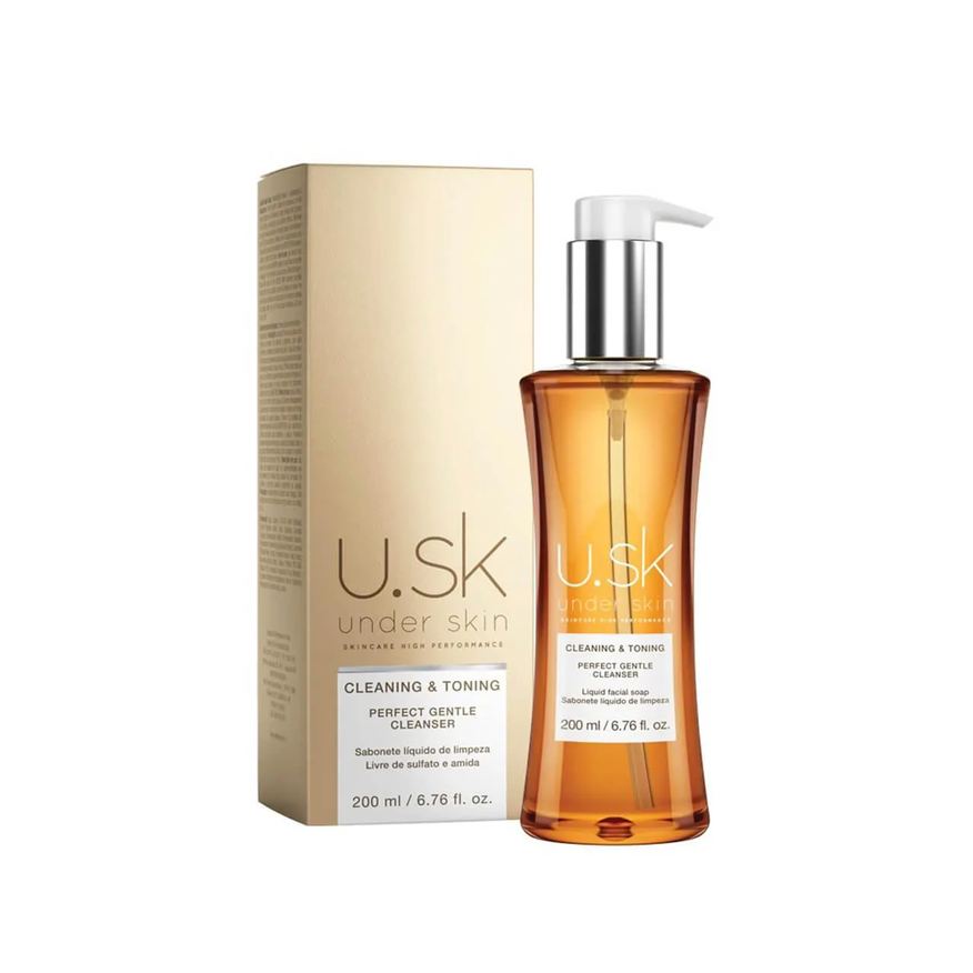 Under Skin Sabonete Líquido Perfect Gentle Cleanser U.Sk Cleaning & Toning com 200ml