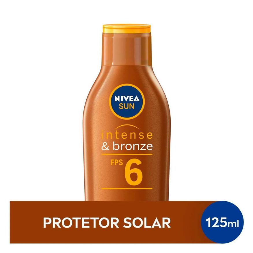 Nivea Sun Bronzeador Corporal Loção Intense & Bronze FPS 6 125ml