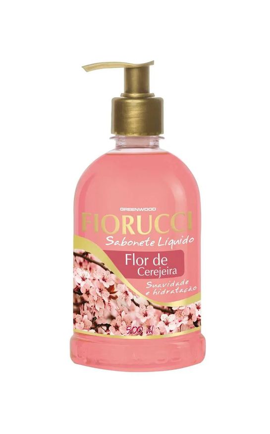 Fiorucci Sabonete Líquido Flor de Cerejeira com 500ml