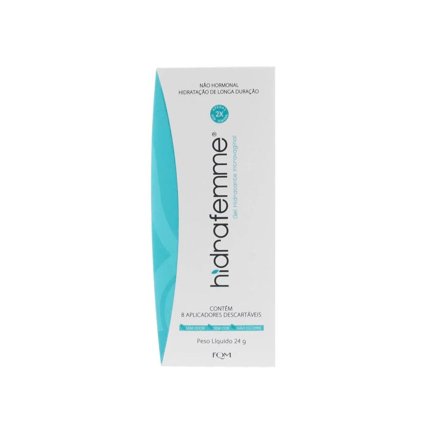 Hidrafemme Gel Hidratante Vaginal 24g + 8 aplicadores