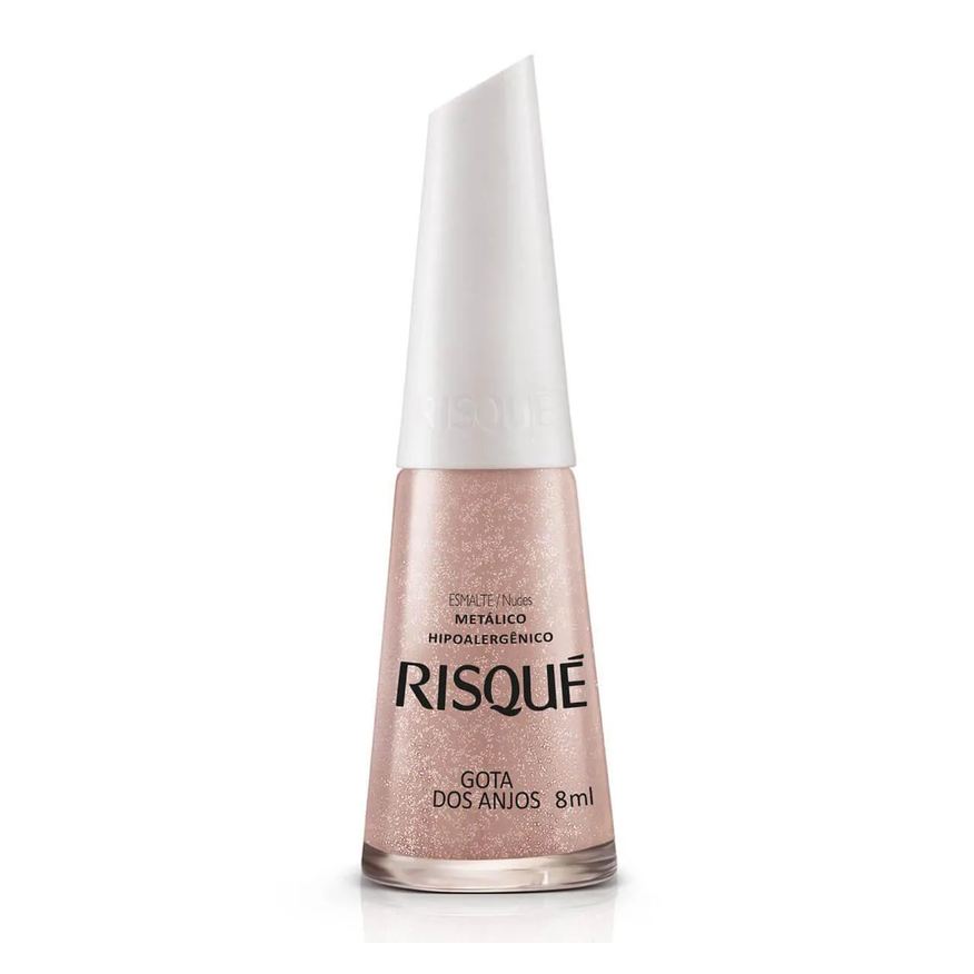 Risqué Esmalte Metálico Nude 8ml - Gota dos Anjos