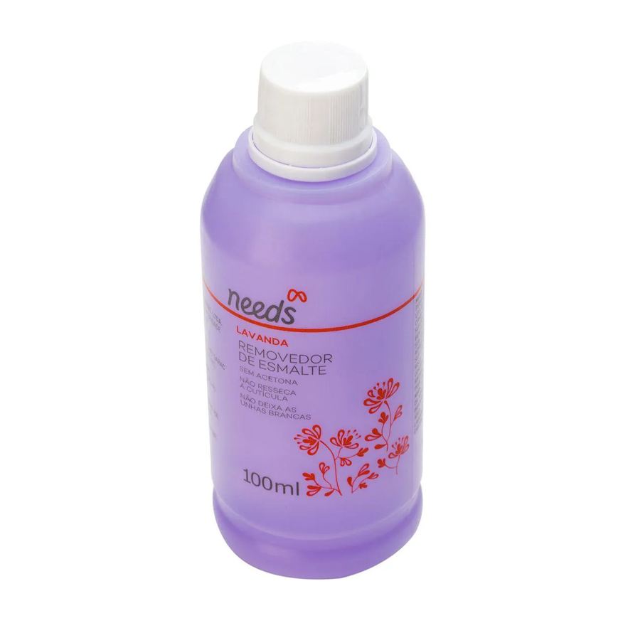 Needs Removedor de Esmalte Lavanda sem Acetona 100ml