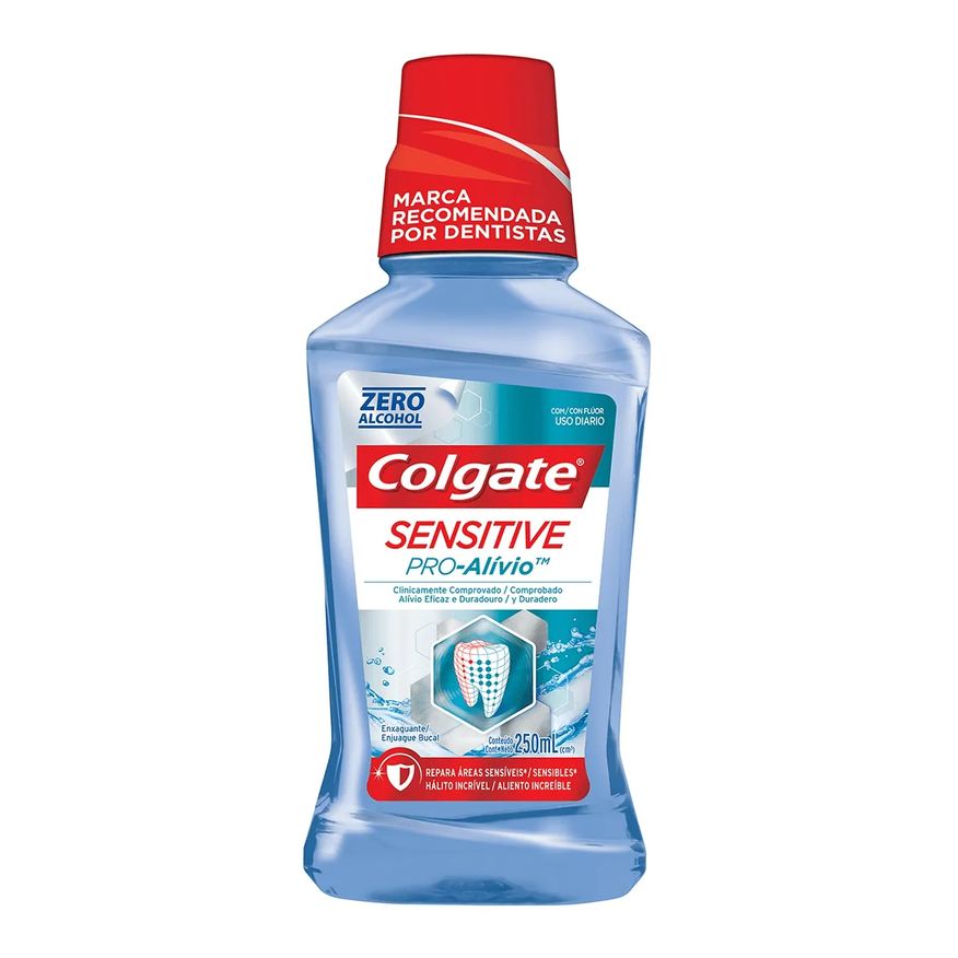 Colgate Enxaguante Bucal Sem Álcool Sensitive Pro-Alívio 250ml
