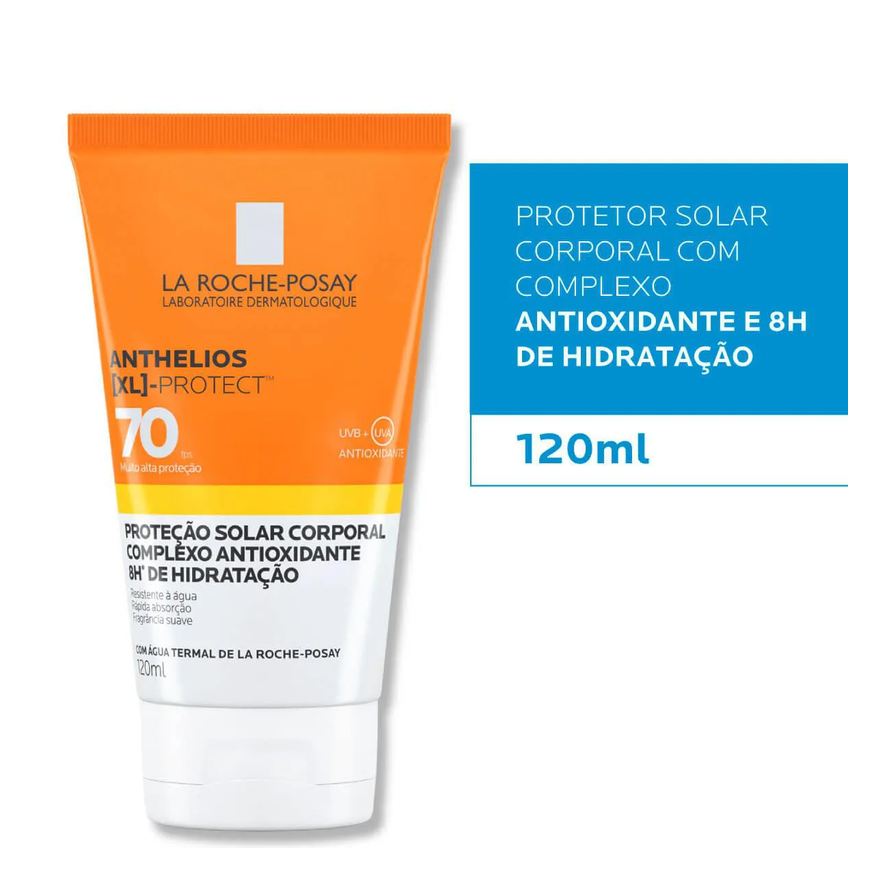 Anthelios Protetor Solar Corporal FPS 70 La Roche-Posay XL Proteção Solar de Alta Performance 120ml