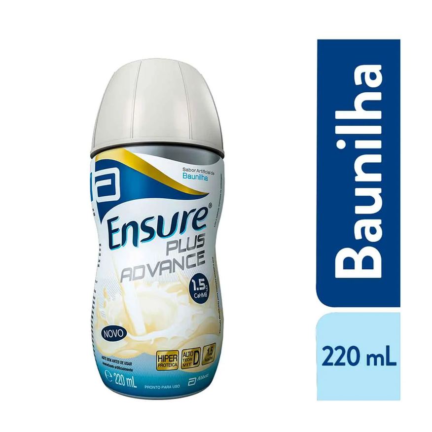Ensure Suplemento Nutricional Plus Advance Baunilha com 220ml