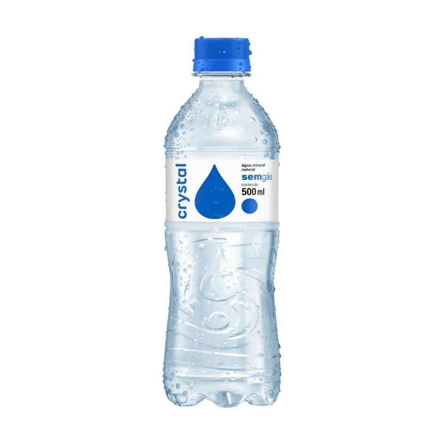 Crystal Água Mineral Natural Sem Gás 500ml