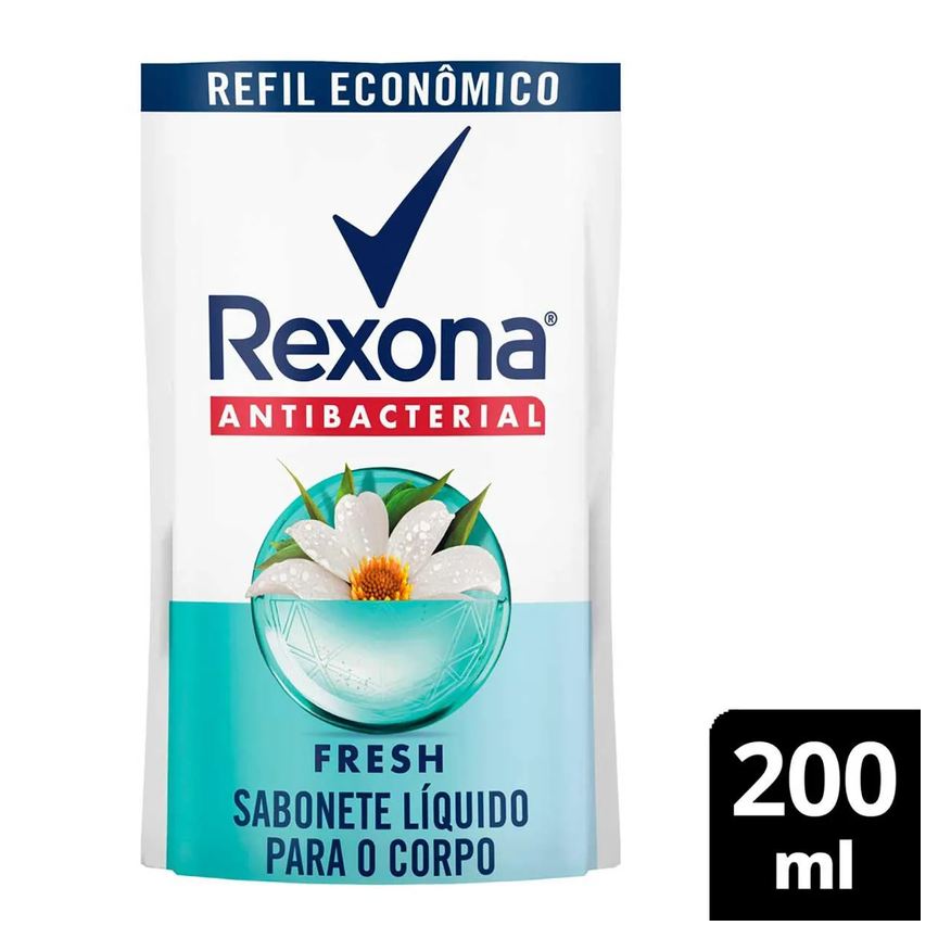 Rexona Refil Sabonete Líquido Antibacterial Fresh com 200ml