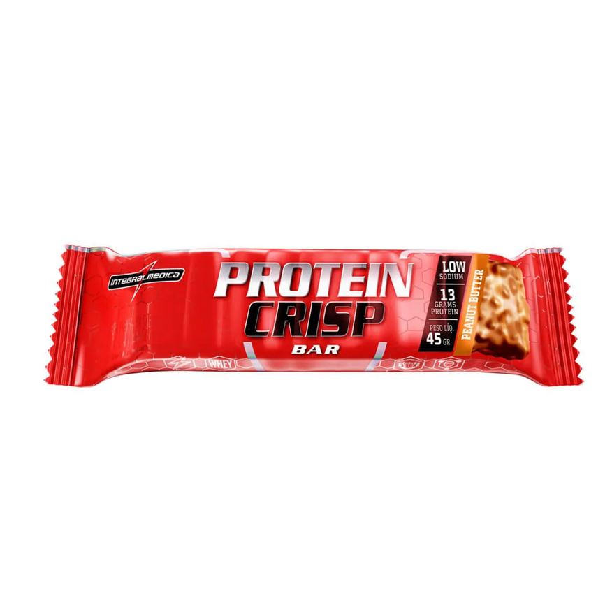 Protein Barra de Proteína Integralmedica Crisp Peanut Butter 45g