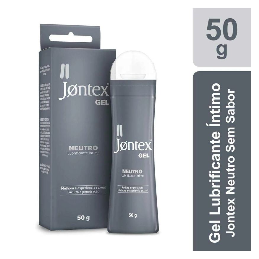 Jontex Gel Lubrificante Íntimo Neutro Sem Sabor com 50g