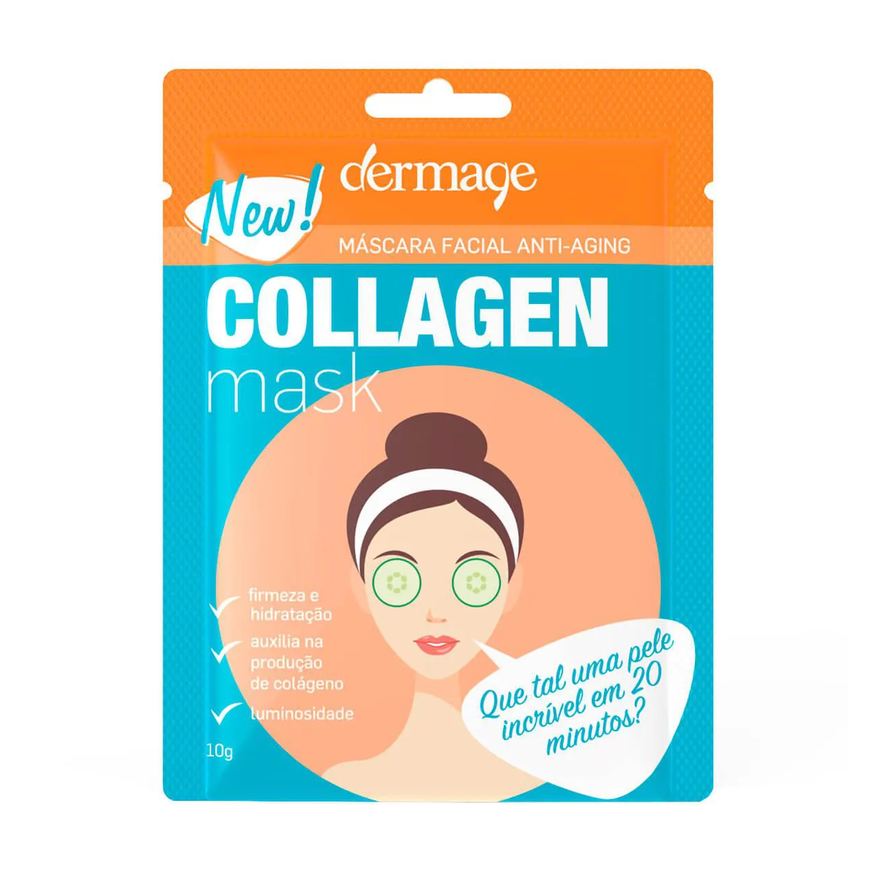 Dermage Máscara Facial Collagen com 10g