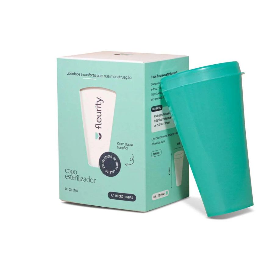 Fleurity Porta Coletor Menstrual Esterilizador com 1 unidade
