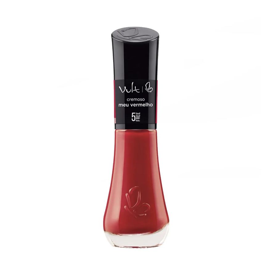Vult Esmalte Cremoso 5Free 8ml - Meu Vermelho