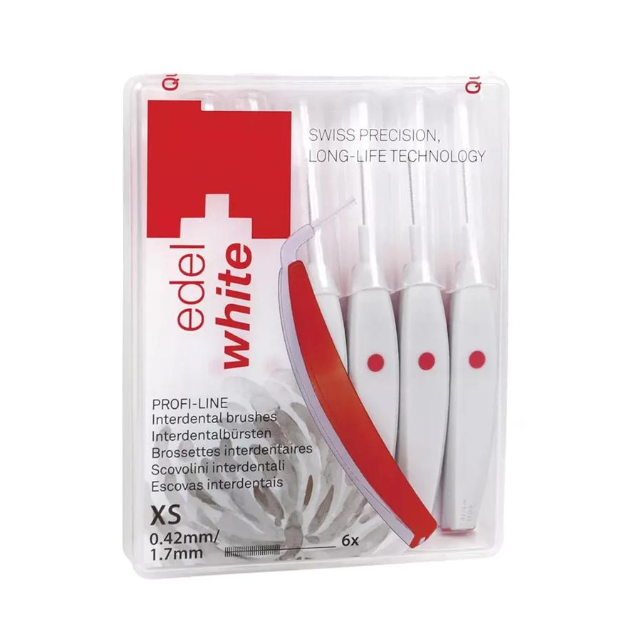 Interdental Escova Edel White Easyflex EW-ID7 XS 0,42mm 6 unidades
