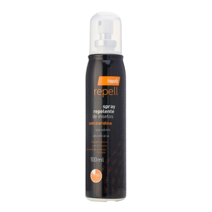 Needs Repelente com Icaridina Repell Spray 100ml