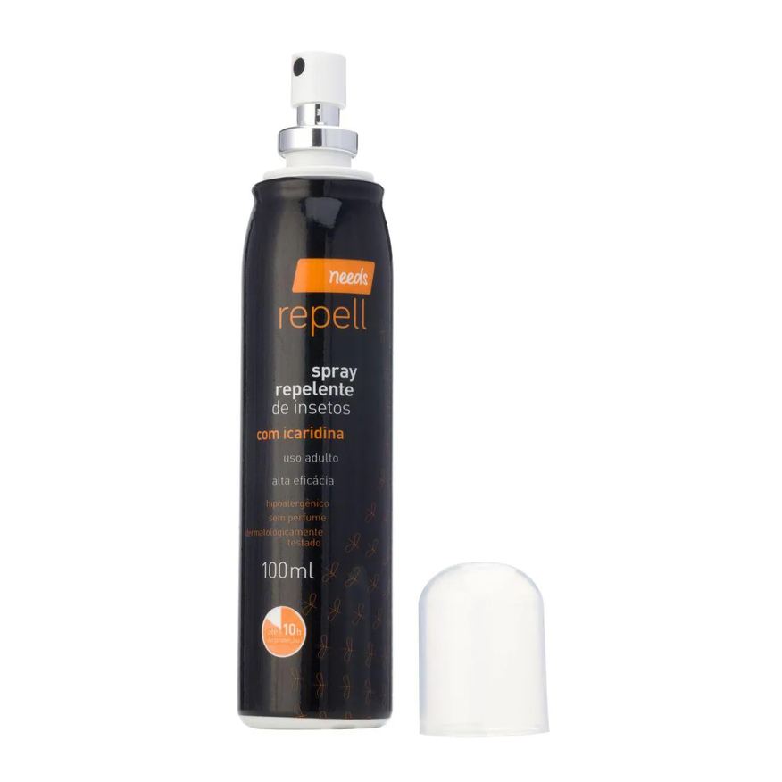 Needs Repelente com Icaridina Repell Spray 100ml