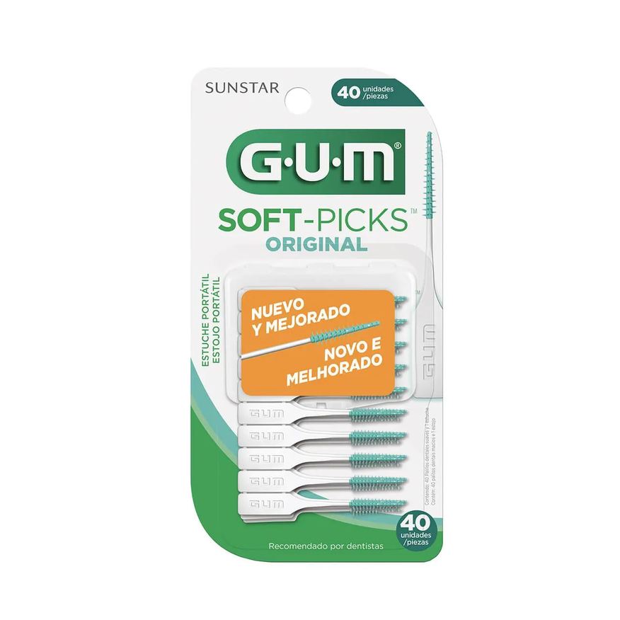 Interdental Palito G.U.M Soft Picks Original 40 unidades