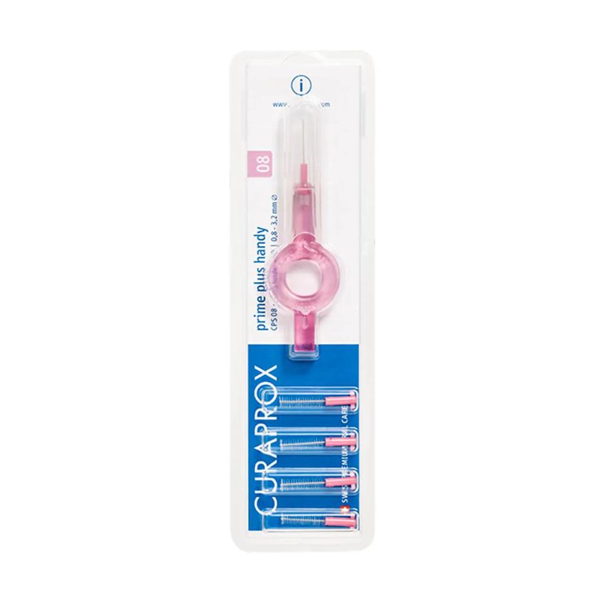 Interdental Refil Cápsulas 0,8 MM Curaprox Cor Rosa com 1 unidade