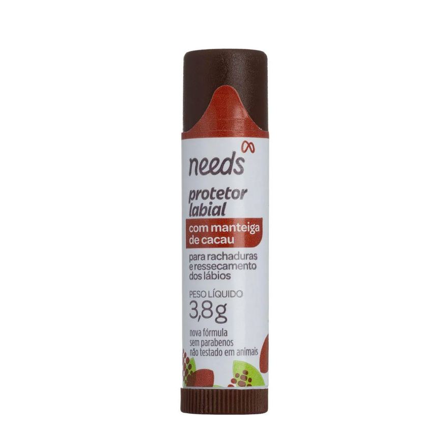 Needs Protetor Labial Hidratante Manteiga de Cacau 3,8g