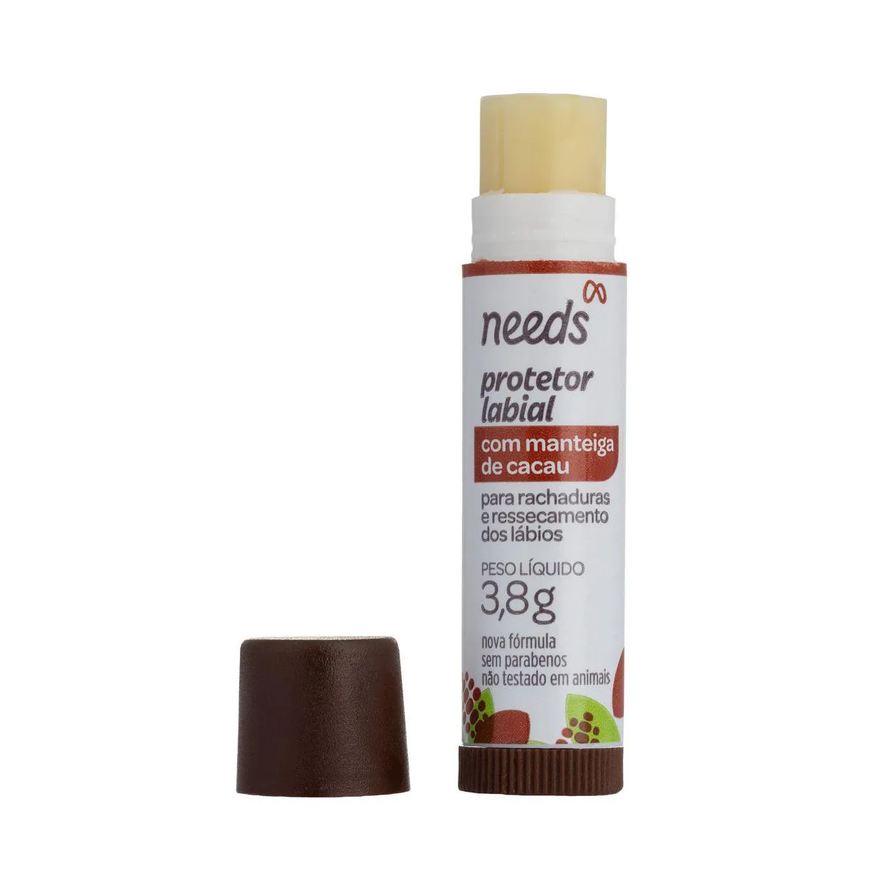 Needs Protetor Labial Hidratante Manteiga de Cacau 3,8g