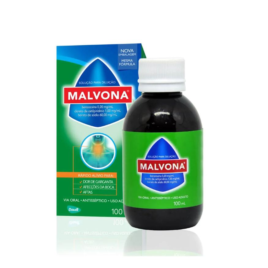 Malvona Solução Antisséptica Bucal com 100ml