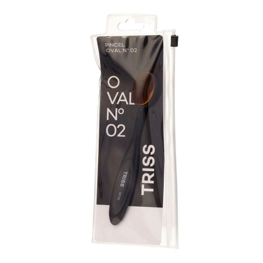 Triss Pincel de Maquiagem Oval Nº02 1 Unidade