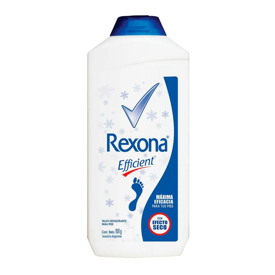 Rexona Talco Antitranspirante para pés Efficient