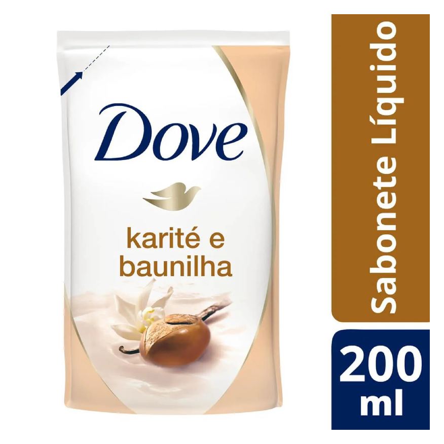 Dove Refil Sabonete Líquido Delicious Care com 200ml