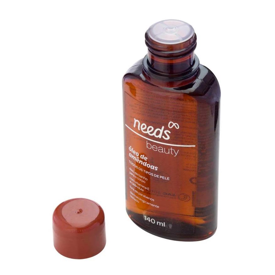 Needs Óleo de Amêndoas Beauty para Banho 140ml