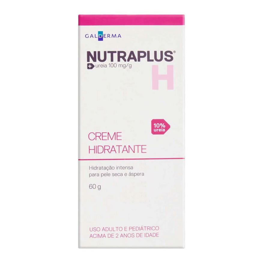 Nutraplus Creme Hidratante de Ureia para Pele Seca e Áspera com 60g