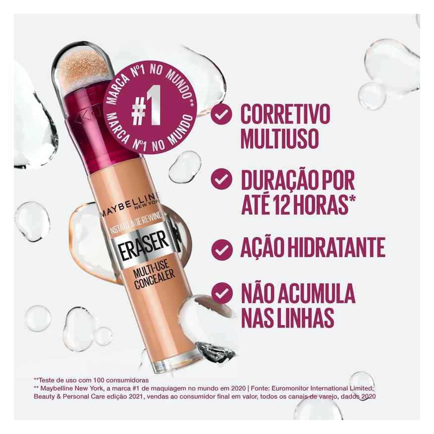 Maybelline Corretivo Líquido Eraser Instant Age Rewind 5,9ml - 120 Light