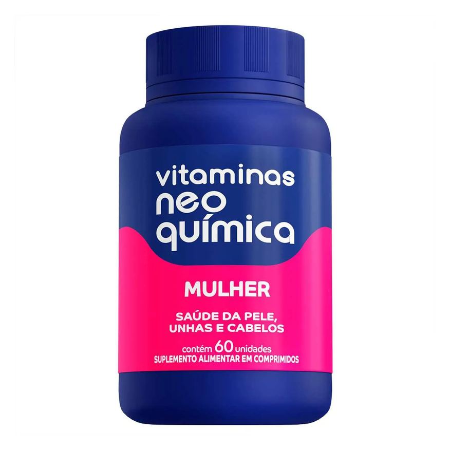 Neo Química Polivitamínico Mulher Saúde da Pele, Unhas e Cabelos 60 comprimidos
