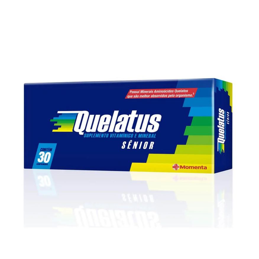 Quelatus Polivitamínico Sênior 50+ 30 comprimidos