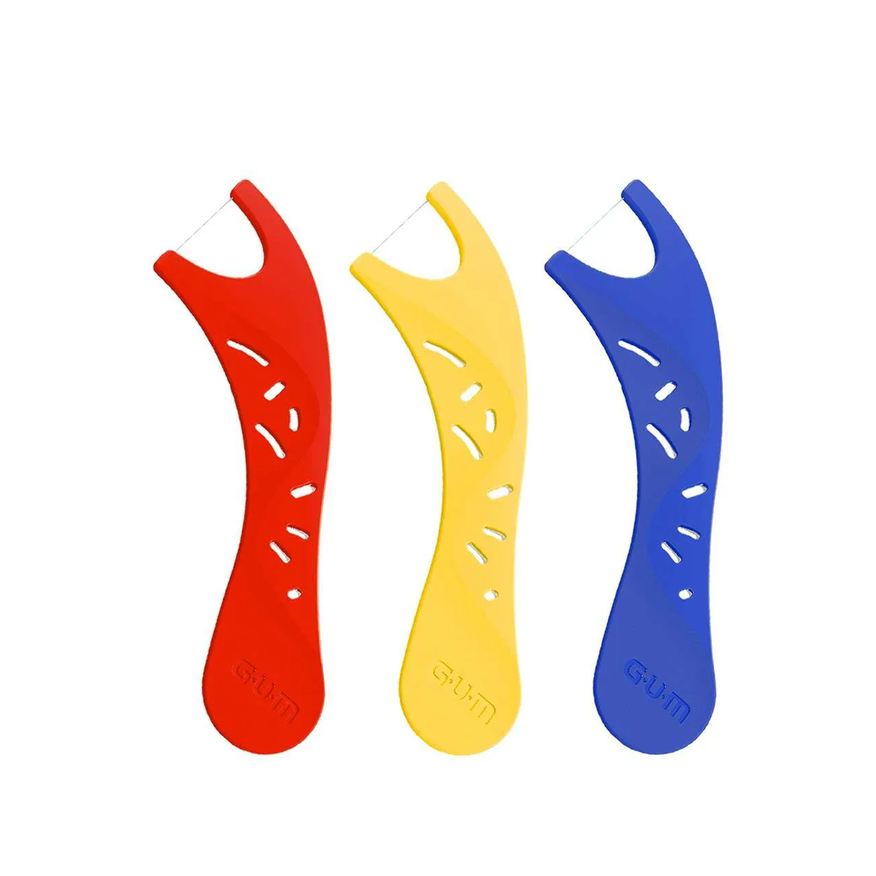 Infantil Flosser para Limpeza dos Dentes G.U.M Patrulha Canina com 40 unidades