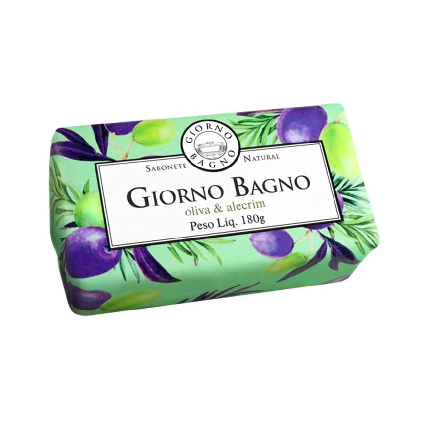 Giorno Sabonete em Barra Bagno Oliva & Alecrim 180g