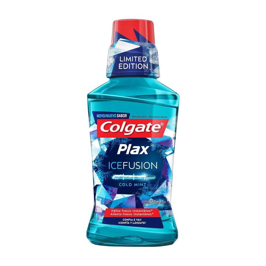Plax Enxaguante Bucal Colgate Ice Fusion Cold Mint 250ml