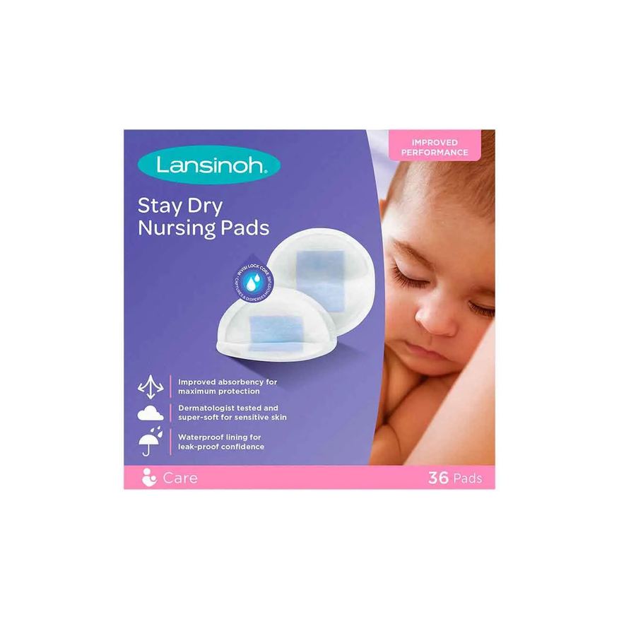 Lansinoh Absorvente para Seios Stay Dry Descartável com 36 unidades