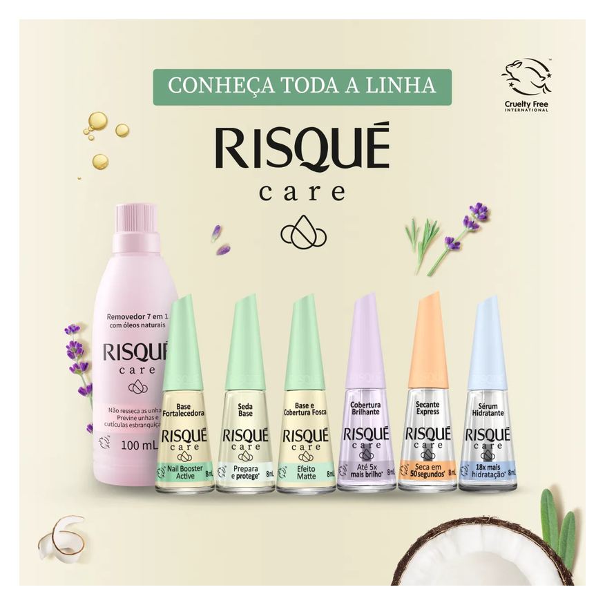 Seda Base para Unhas Risqué Care Base 8ml