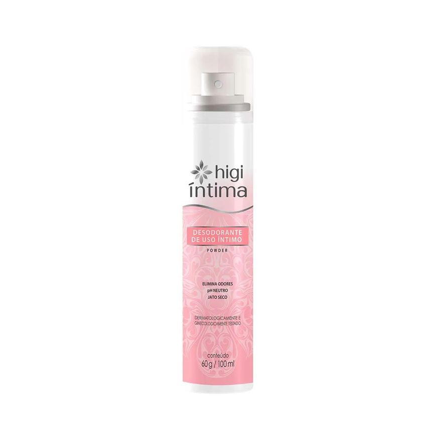 Daxx Desodorante Íntimo Higi Íntima Powder Aerossol 100ml