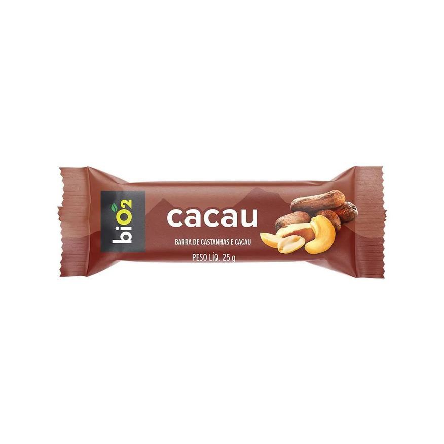 Bio 2 Barra de Castanhas e Cacau biO2 7Nuts 25g