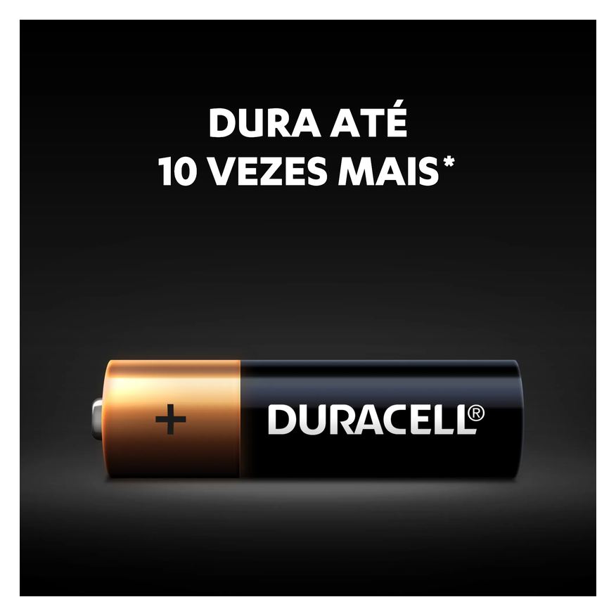 AA Pilha Duracell Alcalina com 4 unidades