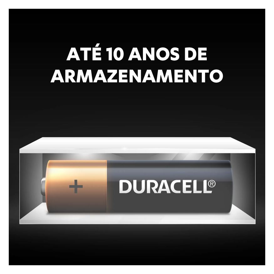 AA Pilha Duracell Alcalina com 4 unidades